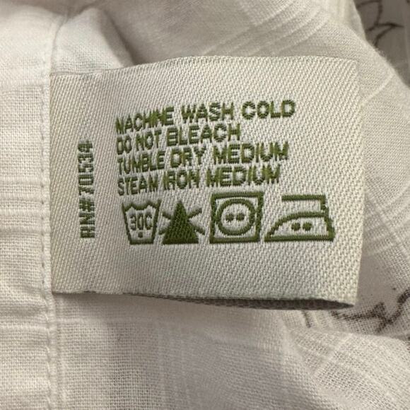 Orvis Embroidered Short Sleeve Button Up Shirt Men’s XXL White Cotton - Picture 5 of 7